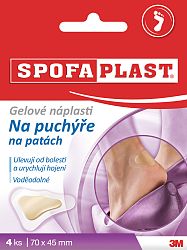 3M Spofaplast č. 912 Gélové náplasti na pľuzgiere na pätách 70 x 45 mm 4 ks