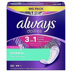 ALWAYS INTIMKY 58KS FRESH& PROTECT PARFUMOVANE NORMAL