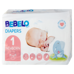 BEBELO CARE Plienky 1 Newborn