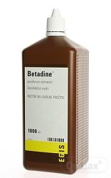 Betadine dezinfekčné mydlo 75 mg/ml sol.der.1 x 1000 ml