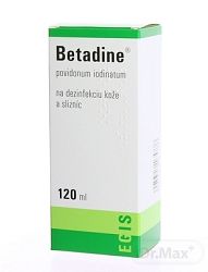 Betadine dezinfekčný roztok 100 mg/ml sol.der.1 x 120 ml