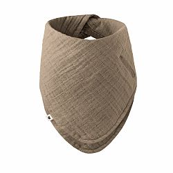 BIBS Bandana mušelínový slintáčik z BIO bavlny, dark oak