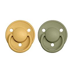 Bibs De Lux kaučuk 2ks honey bee olive 49355