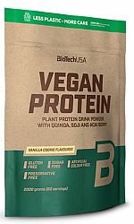 BioTechUSA VEGAN PROTEIN vanilkový koláč 2000 g