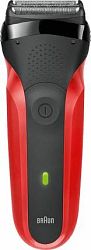 BRAUN Series 3 300 red - holiaci strojček