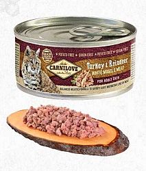 Carnilove Konzerva Wmm Turkey & Reindeer For Adult Cats 100g