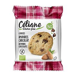 Celiane Gluten free Celiane bezlepkové sušienky s kúskami mandlí a čokolády 50 g