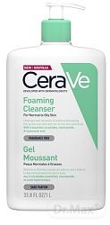 CeraVe Cleansers čiastiaci penivý gél pre normálnu až mastnú pleť 1000 ml