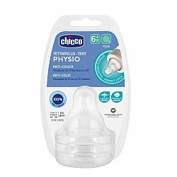 Chicco cumlík na fľašu Perfect 5/Well Being fyziologický na kašu 2 ks V001517