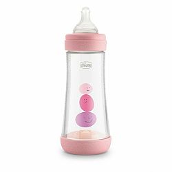 Chicco láhev Perfect 5 silikon růžová 300 ml