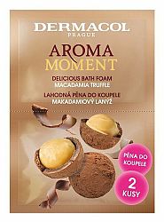 Dermacol Aroma Moment pena do kúpela makadamiová pralinka 2 x 15 ml