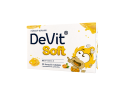 DeVit Soft 30 žuvacích toboliek pomaranč