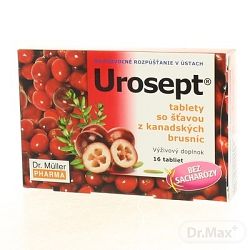 Dr.Muller Urosept s brusnicovým extraktom 16 tabliet