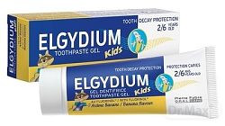 Elgydium Kids zubná pasta pre deti príchuť Banane (2 - 6 Years) 50 ml