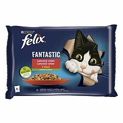 FELIX Fantastic Multipack 12(4x85g) kura s rajčinami/hovädzie s mrkvou