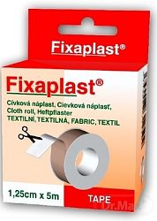 FIXAPLAST 1,25 CM X 5 M CIEVKA 1 KS