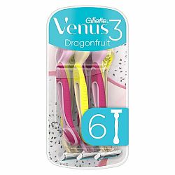 Gillette Venus 3 Dragonfruit Jednorazové Holiace Strojčeky, Balenie 6ks