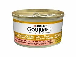 Gourmet GOLD losos a kuře v omáčke 85 g