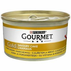 Gourmet GOLD Savoury Cake s kuraťom a mrkvou 85 g