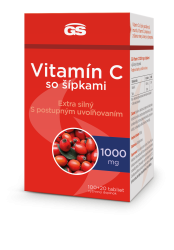 GS Vitamín C 1000 so šípkami 120 tabliet