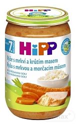 HiPP Bio ryža s karotkou a morčacím mäsom 220 g