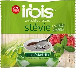 Irbis Stévia tbl náhradné balenie 220 ks