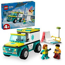 LEGO® City 60403 Sanitka a snowboardista