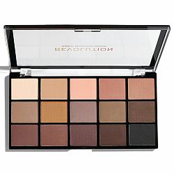 Makeup Revolution Re-Loaded paleta očných tieňov Basic Mattes 16,5 g