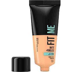 Maybelline Fit Me! Matte & Poreless Make-Up Zjednocujúci make-up s matujúcim efektom 124 Soft Sand 30 ml