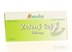 Naturica Zelený čaj 300 mg 30 tabliet