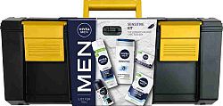 Nivea Men gél na holenie 200 ml + sprchový gél 3v1 250 ml + hydratačný krém 50 ml + guličkový antiperspirant 50 ml + voda po holení 100 ml