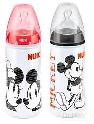 Nuk First Choice PP fľaša Mickey Mouse 300 ml červená