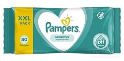 Pampers Sensitive detské čistiace utierky 80 ks