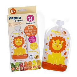 Petitemars Vrecko na krmivo Papoo 6x150ml