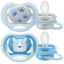 Philips Avent šidítko Soothie dívka 2 ks V003275 Ultra air Pastel chlapec