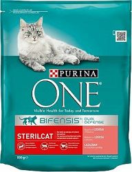 Purina One BIFENSIS Sterilcat s lososem a pšenicí 800 g