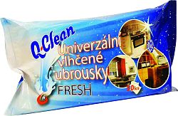 Q Clean univerzálne vlhčené utierky 50 ks FRESH