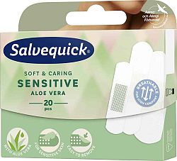 Salvequick Sensitive Aloe Vera Náplasť pre citlivú pokožku liečivá, 20 ks