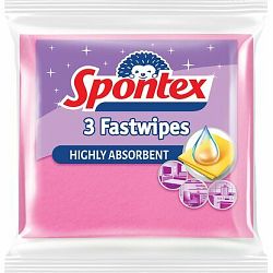 Spontex Fast Wipes rýchloutierka 3 ks