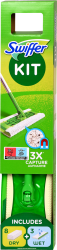 Swiffer Kit mop + náhradné prachovka na podlahu 8 ks + náhradné vlhčené obrúsky na podlahu 3 ks