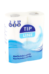 Tip Line kuchynské utierky 2-vrstvové 2 ks