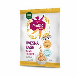 topnatur Prebio OVSENÁ KAŠA mliečna Banán+proteín instantná zmes 65 g