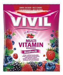 Vivil Multivitamín lesní plody 8vit. bez cukru 60g