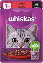 WHISKAS Kapsička s hovädzím v šťave 85g