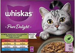 Whiskas Pure Delight mix v želé 12 x 85 g