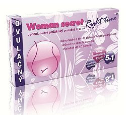 Woman Secret Right Time ovulačný test prúžkový 5 v 1