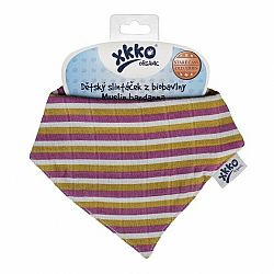 XKKO - Slintáčik Organic Staré časy Violet Stripes