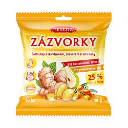 ZÁZVORKY želatinky s rakytníkem zázvorem a vit 40 g