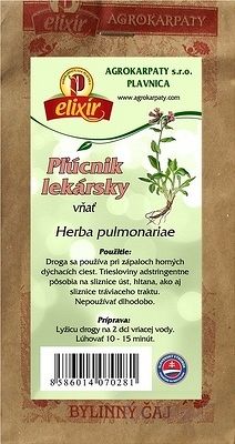 Agrokarpaty Pľúcnik lekársky 30 g