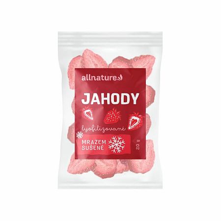 Allnature Jahody sušené mrazom 20 g